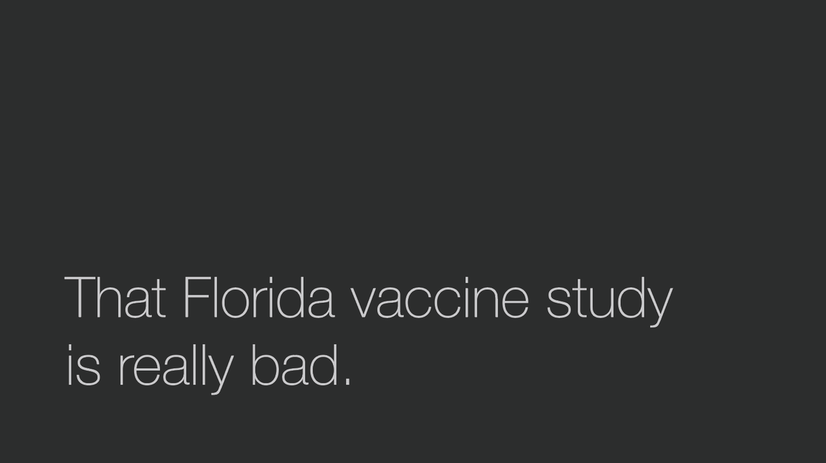 A critical review of Florida’s new vaccine analysis