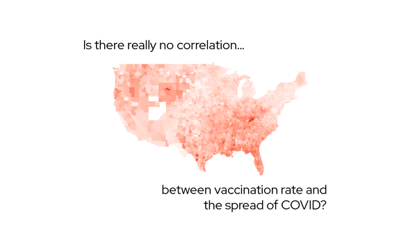 Is there really no correlation between vaccination rate and the spread of COVID?