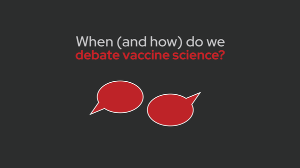 When (and how) do we debate vaccine science?